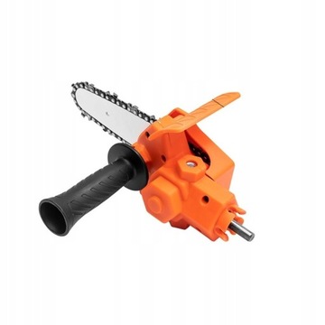 ПЕРЕХОДНИК ЦЕПНОЙ ПИЛЫ 4 ДЮЙМА ДЛЯ ДРЕЛ ИЛИ ОТВЕРТОК, НАКРЕПЛЕНИЕ С РУЧКОЙ