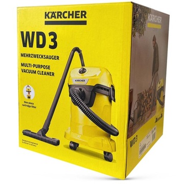 Промышленный пылесос без мешка Karcher WD 3, 17 л.