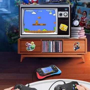 ПОРТАТИВНАЯ ИГРА ДЛЯ ТЕЛЕВИЗОРА МИНИ-РЕТРО-КОНСОЛЬ 500 ИГР + ПАНЕЛЬ