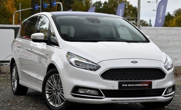 Ford S-Max II Van 2.0 EcoBlue 150KM 2019 Ford S-Max Vignale FUL LED skora grzane fotele el.klapa navi. Idealny 2.0
