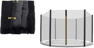 SIATKA DO TRAMPOLINY 400cm na 6 słupków ZEWNĘTRZNA