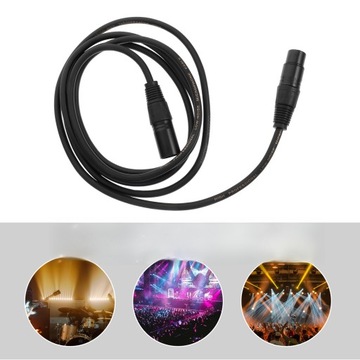3-PINOWY KABEL SYGNAŁOWY DMX XLR MĘSKI NA ŻEŃSKI