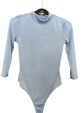 MISSGUIDED BLUZA BODY GŁADKIE FIOLETOWE 36 1DAD