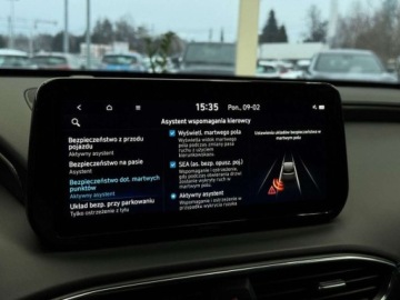 Hyundai Santa Fe IV SUV HEV 1.6 T-GDI HEV 230KM 2022 Hyundai Santa Fe Platinium 4x4 7 osobowy Krell Kamera 360 Wentylacja, zdjęcie 35