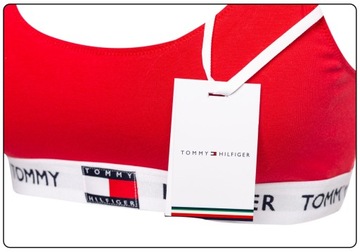 TOMMY HILFIGER DAMSKI STANIK BIUSTONOSZ RED R: XS