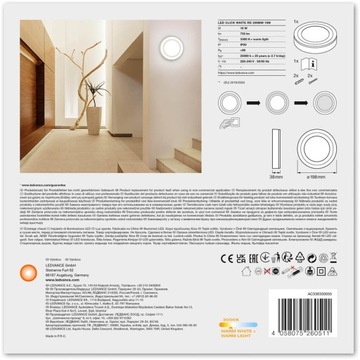 Потолочная светодиодная панель поверхностного монтажа 16Вт 20х20см LEDVANCE