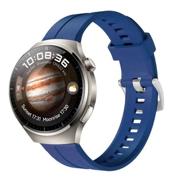 Pasek Silikonowy Granatowy do HUAWEI WATCH 4 PRO