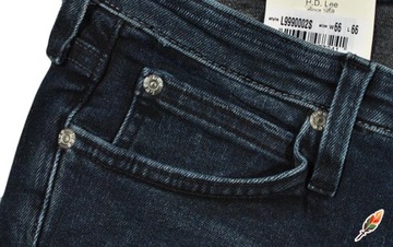 LEE spodnie LOW blue JEANS skinny LYNN W28 L33