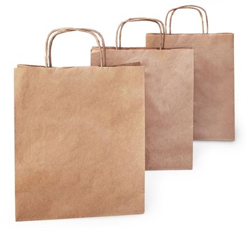 Torba Papierowa Torby Torebki 31x17x38 cm 10szt.