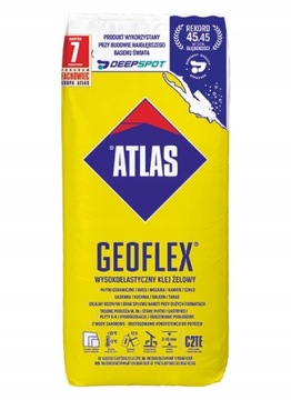 ATLAS GEOFLEX WYSOKOELASTYCZNY KLEJ ŻELOWY 25KG
