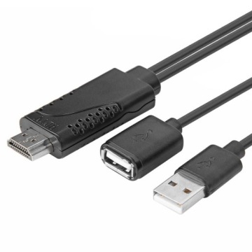 Переходник с USB 2.0 «мама» на HDMI «папа» Питание телевизора iOS клонирование Android