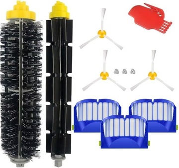 ZESTAW FILTRY SZCZOTKI do iRobot ROOMBA 600 605 610 616 620 650 670 681 696