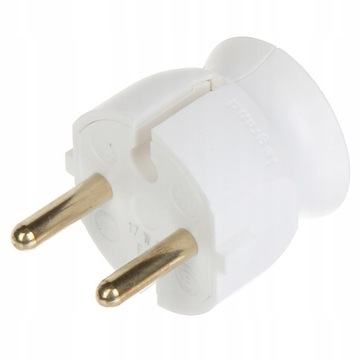 Legrand Wtyczka kątowa na kabel 2P 16A 230V biała
