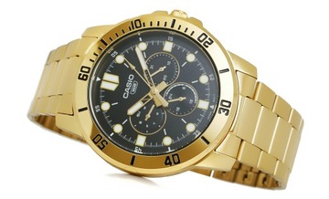 ZEGAREK MĘSKI CASIO MTP-VD300G MULTIDATA + BOX