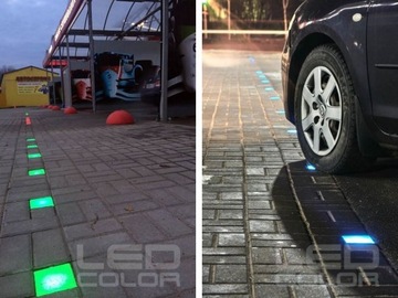 8 светящихся светодиодных кубиков для тротуарной плитки Creativ 6x7x8 RGB