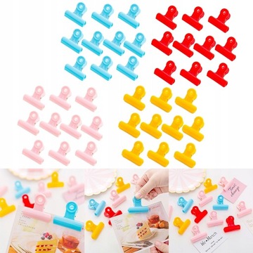 2 желтых металлических зажима «Бульдог»