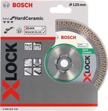BOSCH DIAMENTOWA TARCZA X-LOCK 125mm HARDCERAMIC