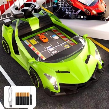 Электрическая игрушка-симулятор руля, интерактивное обучение Pretemd green