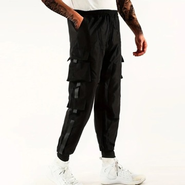 Classic Design Multi Flap Pockets Cargo Pants Men'