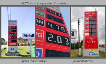 ЦЕНА ПИЛОН RENOWACJA АЗС