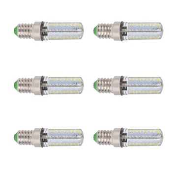 6 SZTUK 72 Żarówka LED Mała Żarówka E14 5 W 220 V