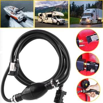 ШЛАНГ ТОПЛИВНОГО НАСОСА С РУЧНЫМ ТНВД, ДЛЯ ЛОДКИ, УДОБНЫЙ В ИСПОЛЬЗОВАНИИ