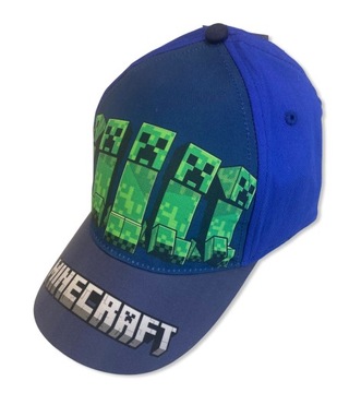 MINECRAFT CREEPER czapka z daszkiem 52 cm
