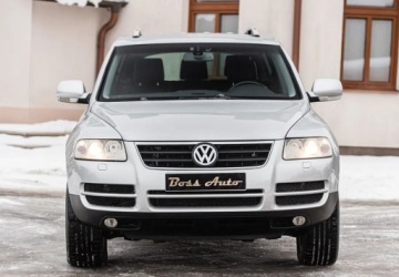 Volkswagen Touareg I 3.2 i V6 24V 220KM 2003 Volkswagen Touareg 3.2 V6 220KM Automat Skora Climatron Full Serwis ASO, zdjęcie 3