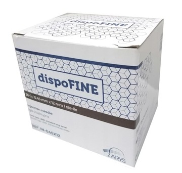 DispoFine IGŁY INIEKCYJNE 0,45x12 100szt