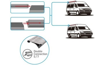 Солнцезащитный козырек для фургона T5 T6 Brunner