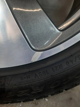 FELGI KOMPLET KOŁA AUDI Q7 4M Q8 21'' 9,5J ET31 4M0601025E