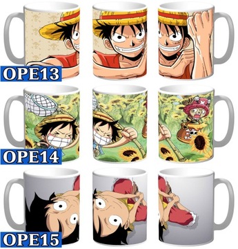 КРУЖКА One Piece Луффи Зоро Санджи Нами Эйс Подарок ИМЯ БЕСПЛАТНЫЙ КАРТОН 330М
