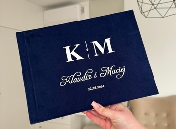 Велюровая гостевая книга БЕЛЫЕ открытки 140 стр.