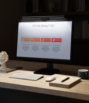 Светодиодная настольная лампа для монитора Baseus черная (DG