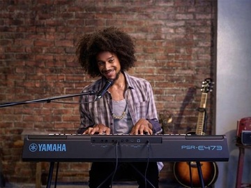 YAMAHA PSR E-473 E473 КЛАВИАТУРА + НАБОР КУРСОВ 23