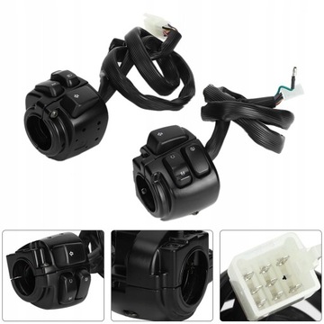 2шт. ВЫКЛЮЧАТЕЛЬ МОТОЦИКЛОВОГО СВЕТА НА РУЛЕ