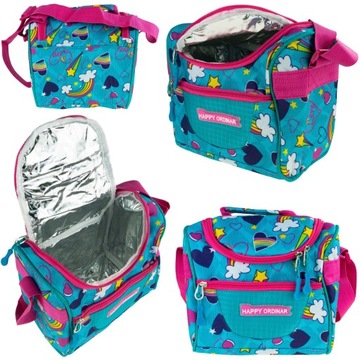LUNCH BAG TORBA TERMICZNA DZIECIĘCA NIEBIESKA