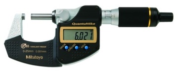 MITUTOYO Mikrometr elektroniczny 0-25 mm QuantuMike IP65 ORYGINAŁ