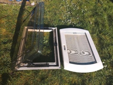 Нижняя рулонная штора с москитной сеткой Remis 90x60 REMItop Vario I