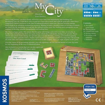 Thames & Kosmos My City: Manifest Your Destiny, настольная игра о принятии решений