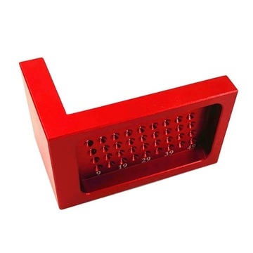 Прочная Т-образная металлическая линейка для пещер, направляющая линейка, деревянная линейка