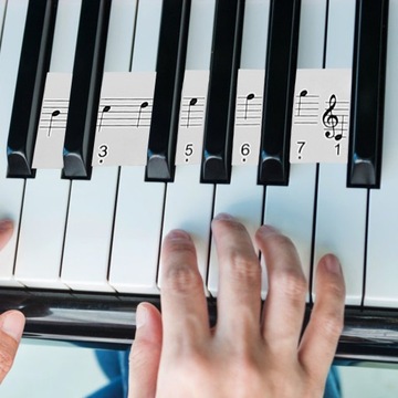 ПИАНИНО-КЛАВИАТУРА НАКЛЕЙКИ НАКЛЕЙКИ ЭТИКЕТКИ МУЗЫКА 61