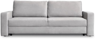 Sofa rozkładana WAJNERT ROCK AA szara velvet