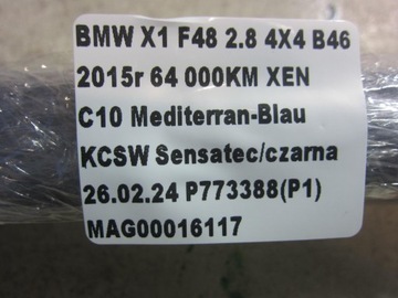 BMW X1 F48 LIŠTA ZHRNUJÍCÍ VODU OKNO PRAVÁ 51317350610 7350610