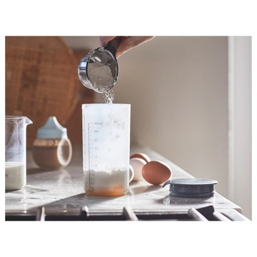 Шейкер ИКЕА СТАНДАРТМОТТ, с маркировкой, мерный стакан 500 мл