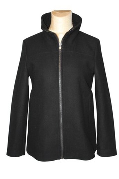 ESPRIT~~DAMSKA MINIMALISTYCZNA KURTKA Z FLAUSZU~WEŁNA~ L