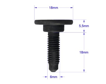 ВИНТ М6 КРЫШКА БАМПЕРА FIAT BRAVO DOBLO DUCATO FIORINO PANDA PUNTO