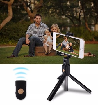 Kijek do Selfie UCHWYT STATYW Na Telefon Tripod Bluetooth DO ZDJĘĆ STICK