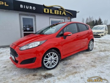Ford Fiesta VII Hatchback 3d Facelifting 1.0 EcoBoost 100KM 2014 Ford Fiesta Pakiet zewnetrzny ST-line, Nawigacja Super utrzymana Benzyna, zdjęcie 1
