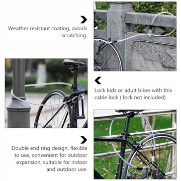 Плетеный стальной тросовый замок